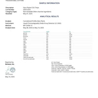 - Cannabis Derived Terpenes CofA Certificate Of Analysis - anresco / cannarefined