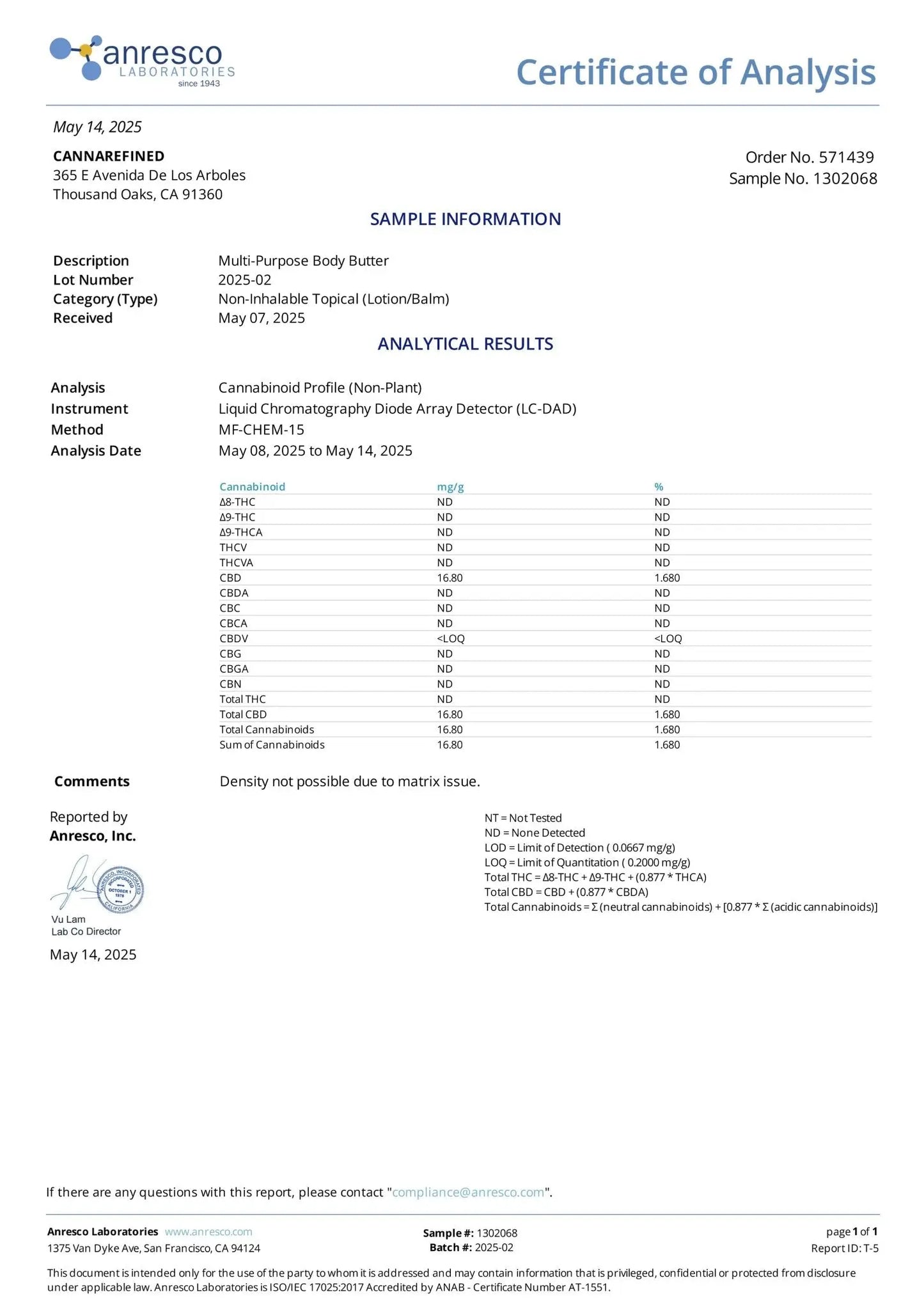 Multi - Purpose Body Butter 🏆🥇 - cannarefined