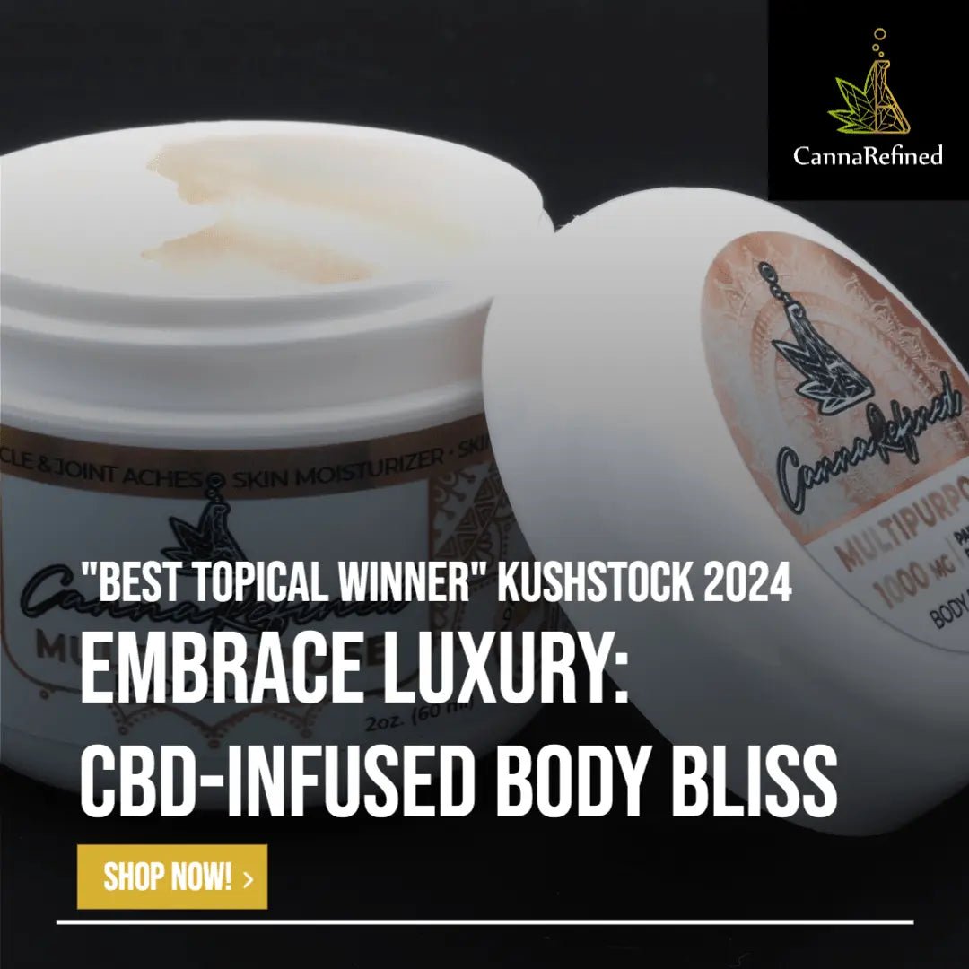 CBD Topicals | Body Butter Hemp Cream & Massage Oils - cannarefined