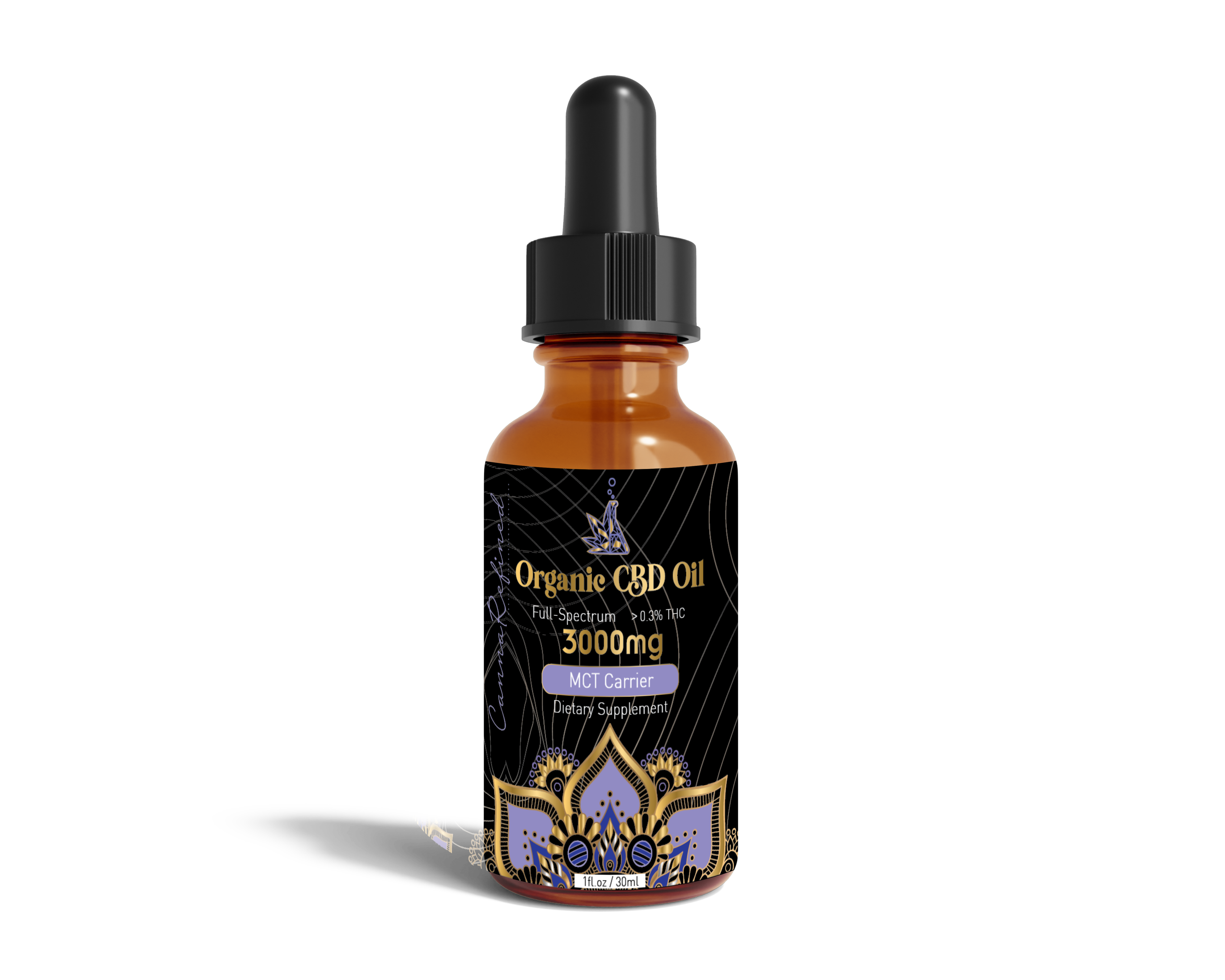 Organic CBD Oil [Full-Spectrum] in MCT