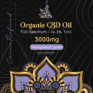 Organic CBD Oil [Full-Spectrum] in Hempseed