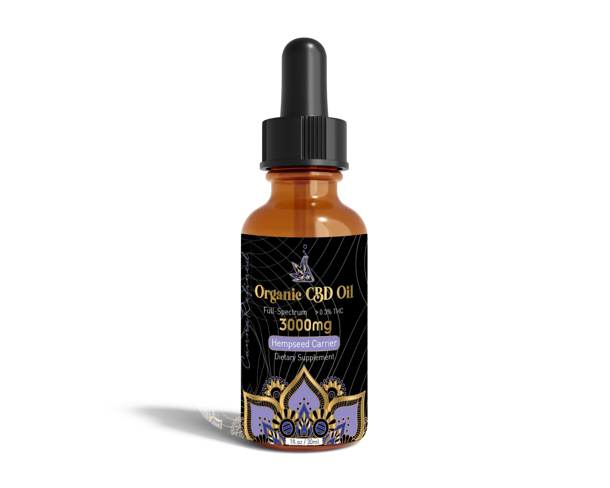 Organic CBD Oil [Full - Spectrum] in Hempseed - cannarefined