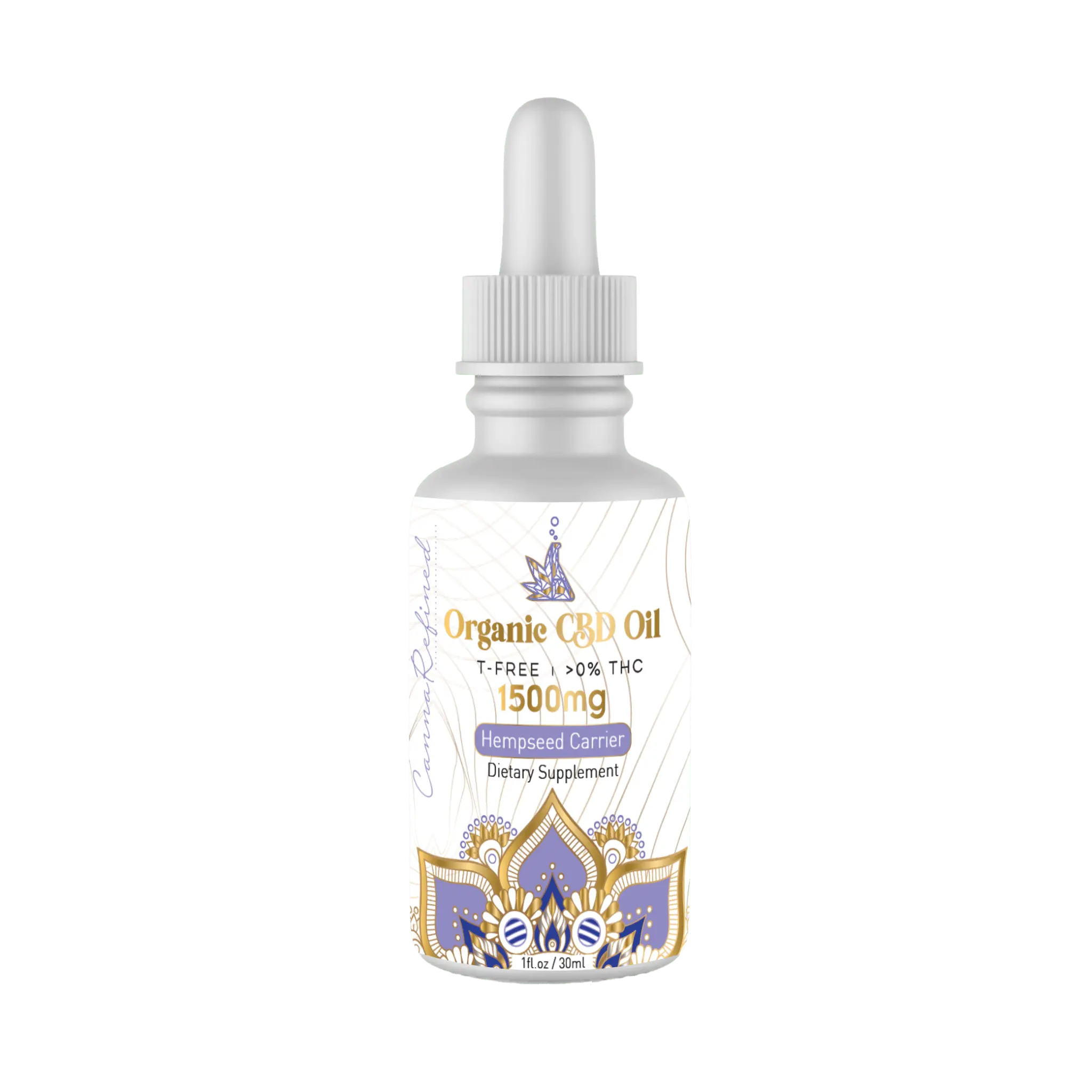 Organic CBD Oil [Isolate] in Hempseed - cannarefined